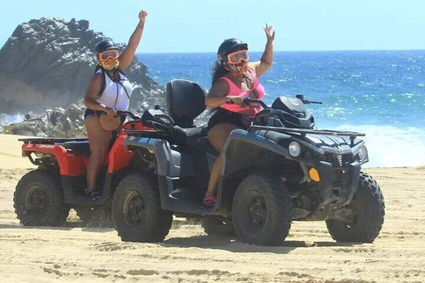 COMBO ATV & HORSEBACK Ride. Beach and Desert