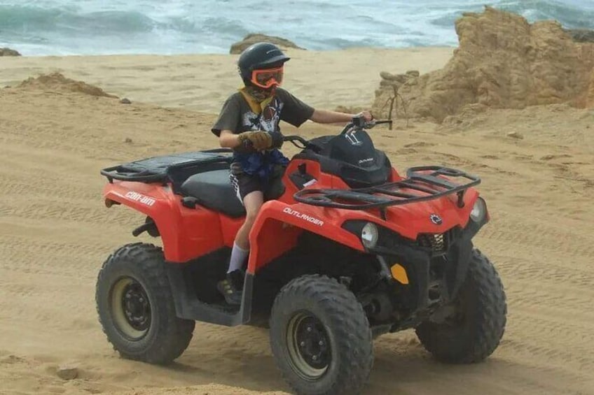 COMBO ATV & HORSEBACK Ride. Beach and Desert