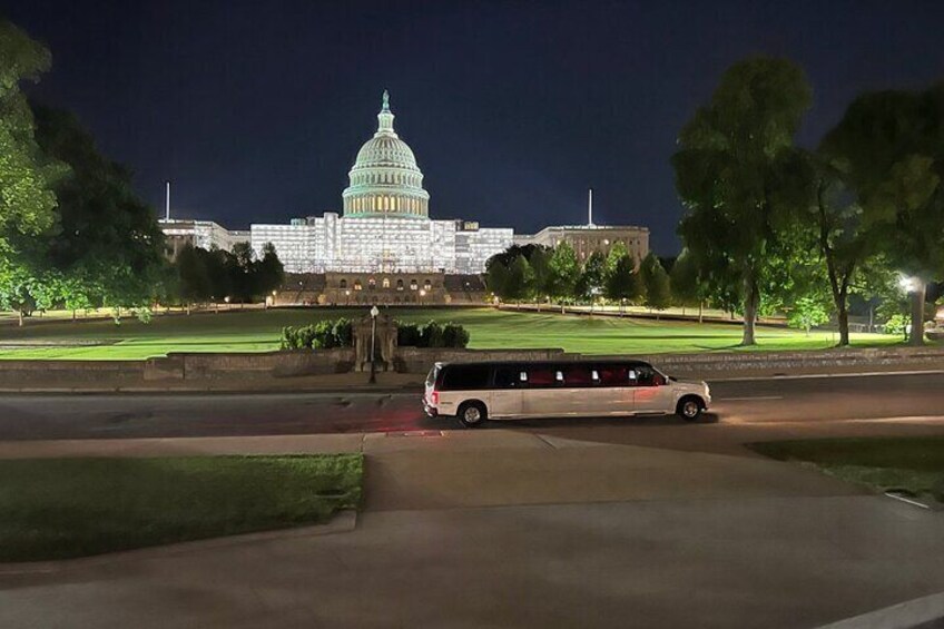 Private Tour of Washington DC |Stretch Limo |4 Hours Customizable