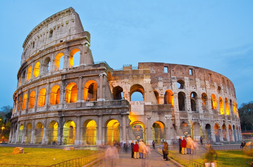 Colosseum by Evening Group Tour with Arena Access & Optional Underground