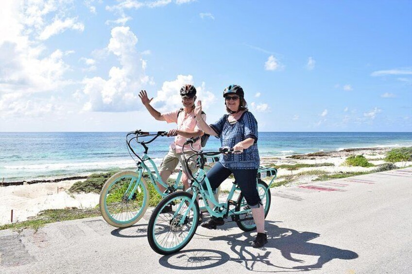 Half-Day Electric Bike Tour of Cozumel's East Side With Lunch