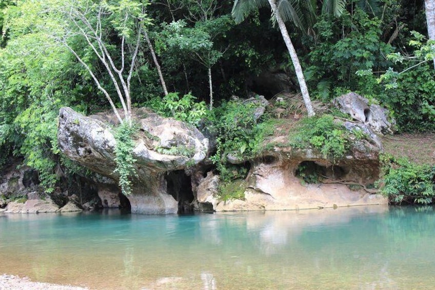 RIVER VIEW DURING CAVE TUBING TOUR