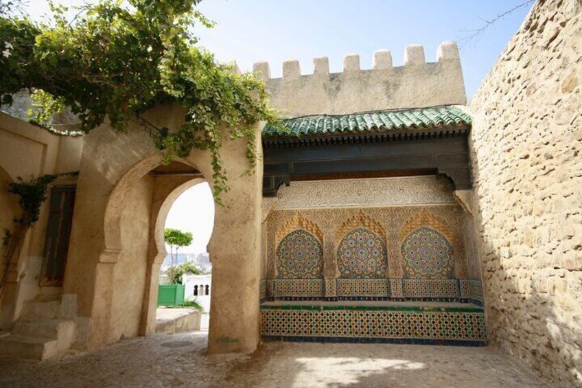 The back side of the entry into the Kasbah area.