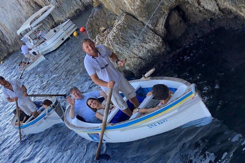 Capri Day Trip with Blue Grotto Entrance from Sorrento Port