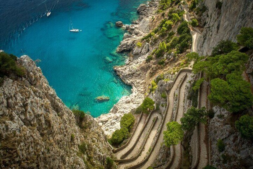 Capri Small Group Tour with Blue Grotto from Naples or Sorrento