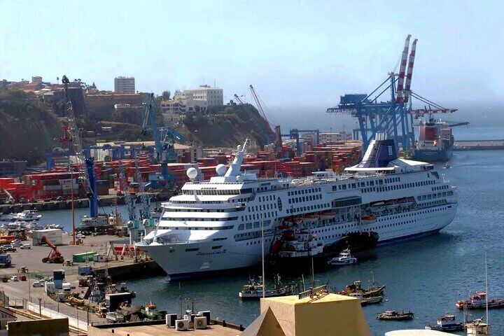 San Antonio after Cruise tour to Valparaiso and Casablanca Drop off in Santiago