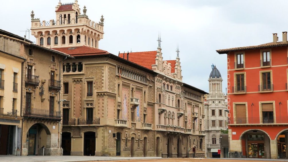 Buildings in Plaza Mayor, Madrid