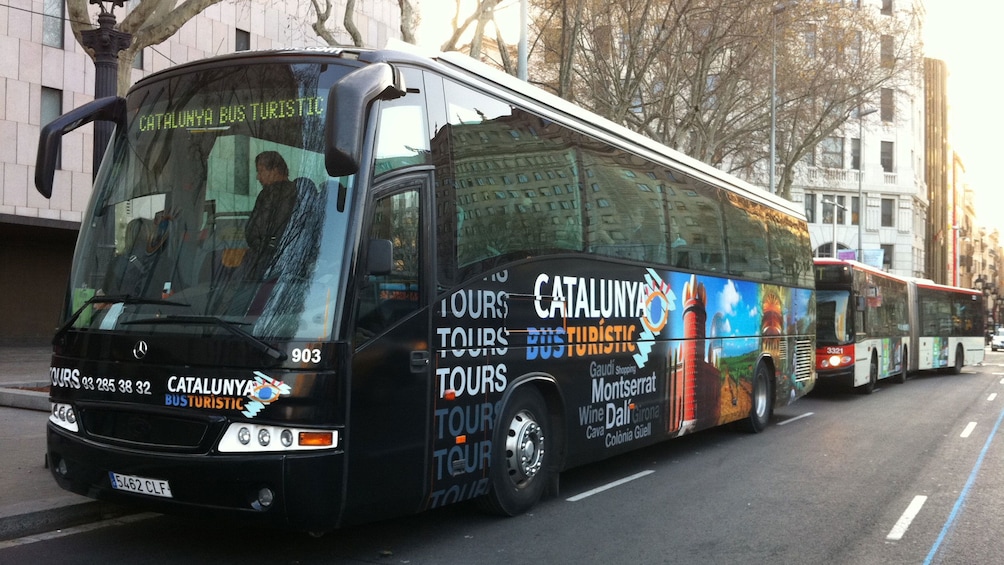 touring bus in Barcelona