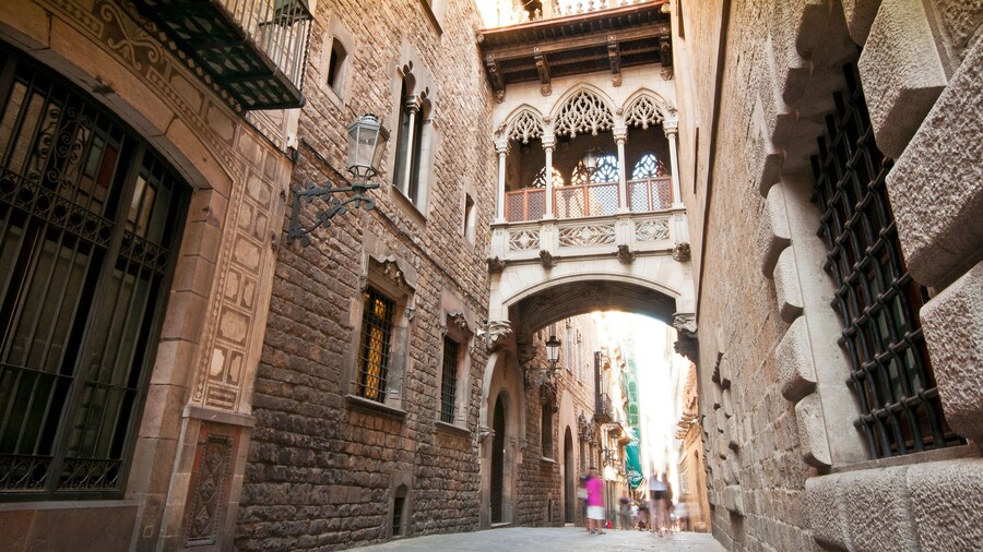 Carrer del Bisbe in Barcelona