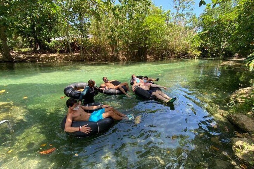 Combo Blue Hole & River Tubing Tour from Ocho Rios