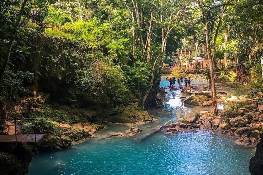 Blue Hole and River Tubing Combo Tour from Ocho Rios