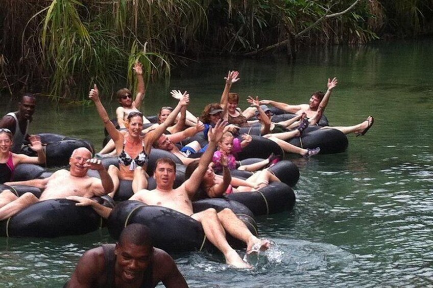 Combo Blue Hole & River Tubing Tour from Ocho Rios