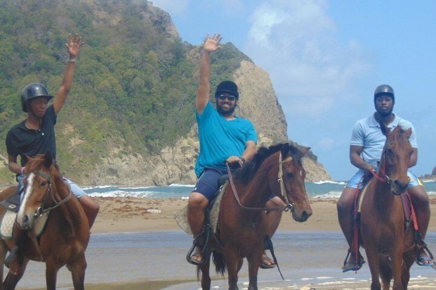 East Coast Horseback Riding Excursion St. Lucia