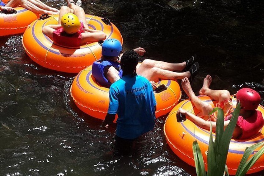 River Tubing fun at Balthazar, Grenada