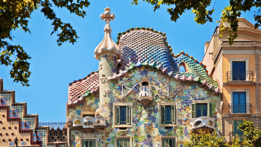 Casa Batlló Building in Barcelona, Spain