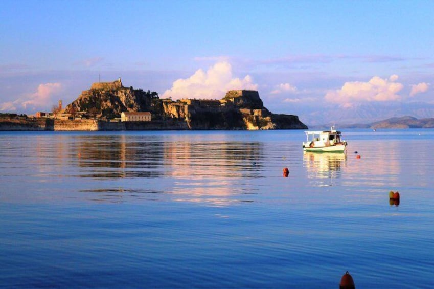 The Old Fortress seen from Garitsa Bay