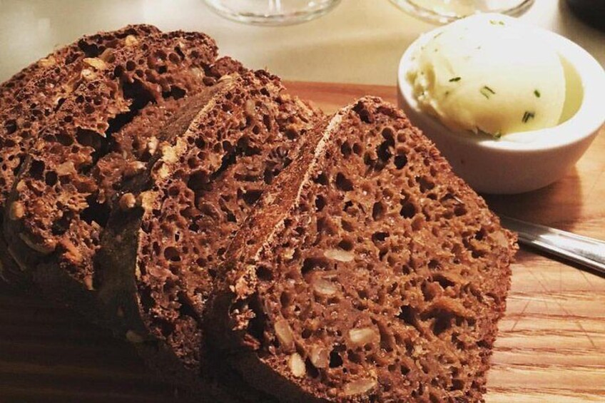 Famous Estonian black bread