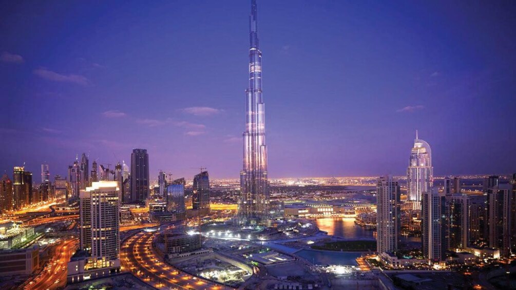 Burj Khalifa Skyscraper in Dubai