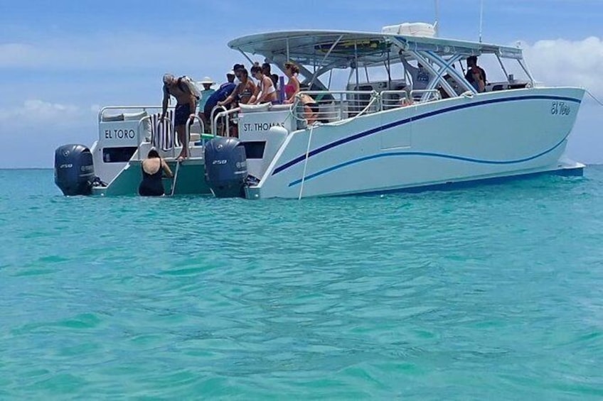 Stthomas Boat Rental Eltoro 40 Power Boat Charters For 24 Passengers