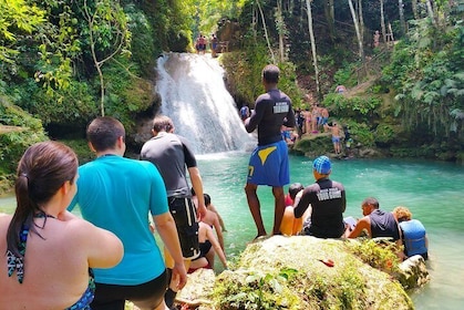 Blue Hole Falls & White River Tubing from Falmouth Jamaica