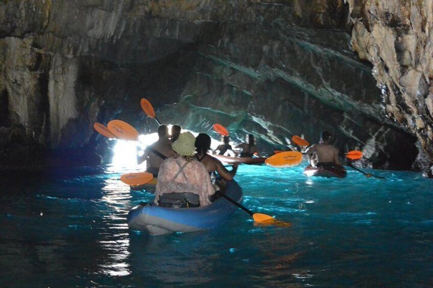 Blue Cave Kayak & Snorkel Adventure from Kotor / Tivat