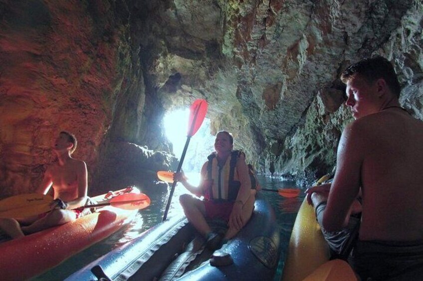 Blue Cave Kayak & Snorkel Adventure from Kotor / Tivat