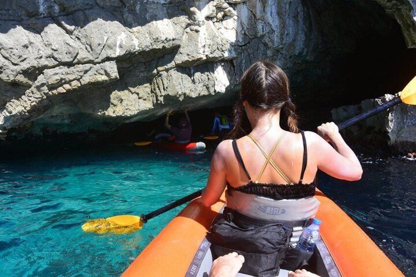 Blue Cave Kayak & Snorkel Adventure from Kotor / Tivat