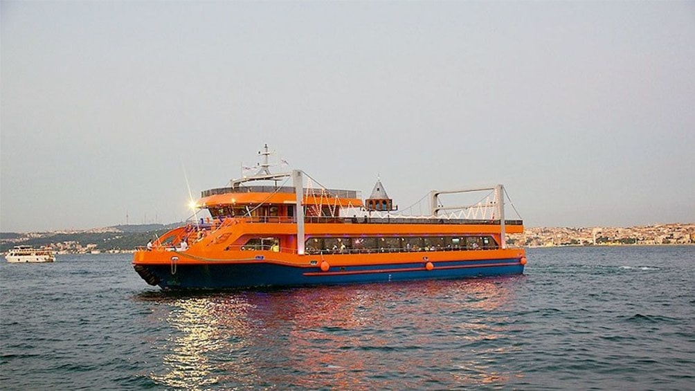 Bosphourus boat on a cruise in Turkey
