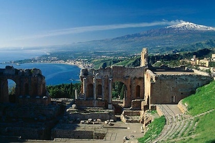 Messina escursione sulla spiaggia: una giornata intera a Taormina e Castelm...