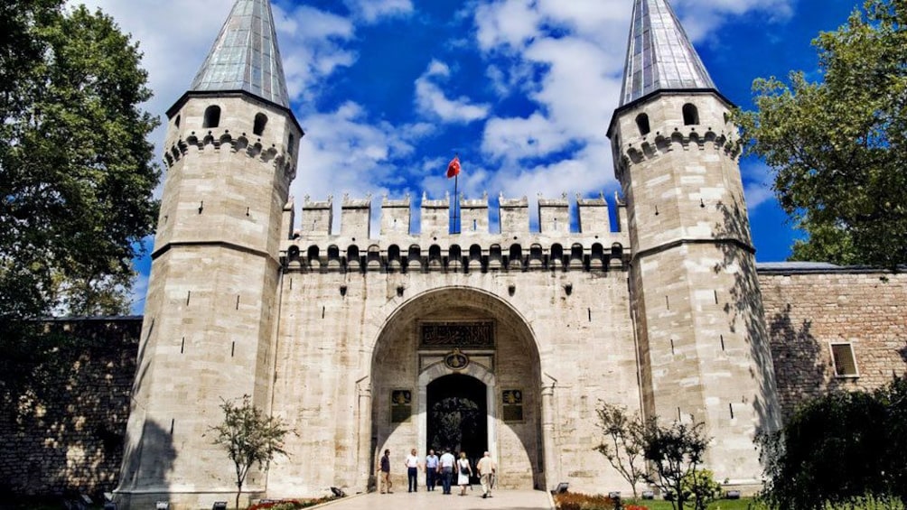 Exterior view of the Topkapi Palace in Istanbul 