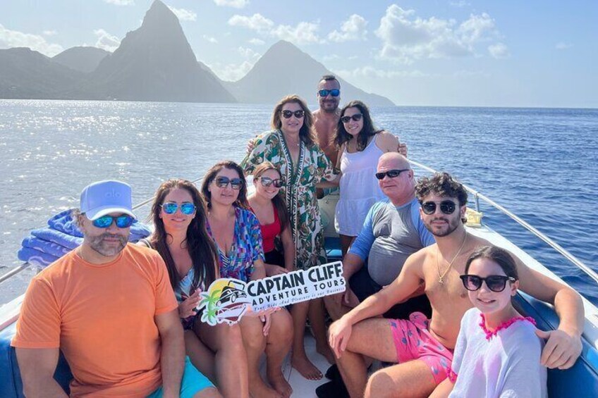 Private Boat to Soufriere/West Coast For Swimming Snorkeling & Beach Relaxation
