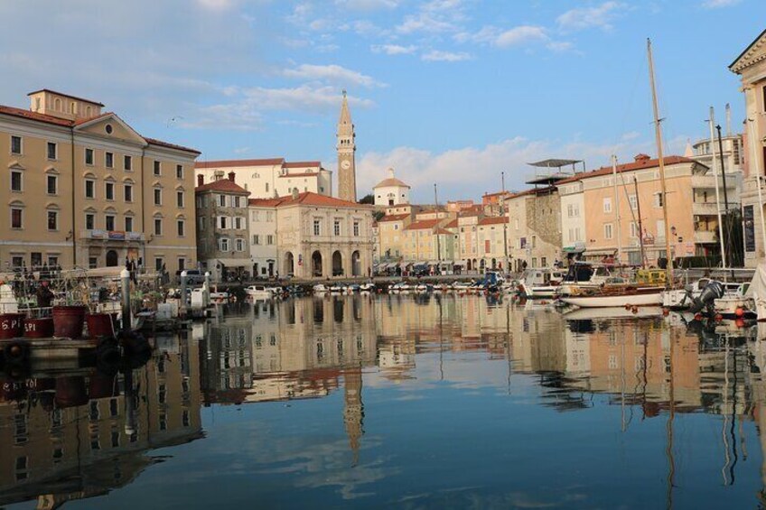 Piran and Panoramic Slovenian Coast from Porec
