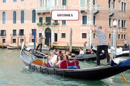 Venezia: Gondol på Canal Grande med kommentarer