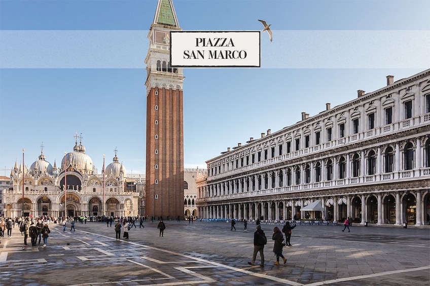 Combo: Venice 1-day Walking Tour, Palazzo Ducale & Basilica