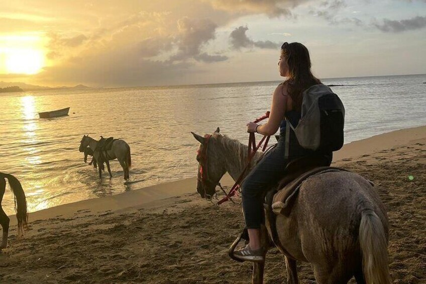 Sunset Beach Horseback Riding in Puerto Plata