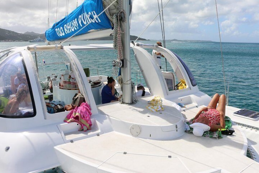 Tropical Catamaran Snorkeling, Sailing And Beach Experience