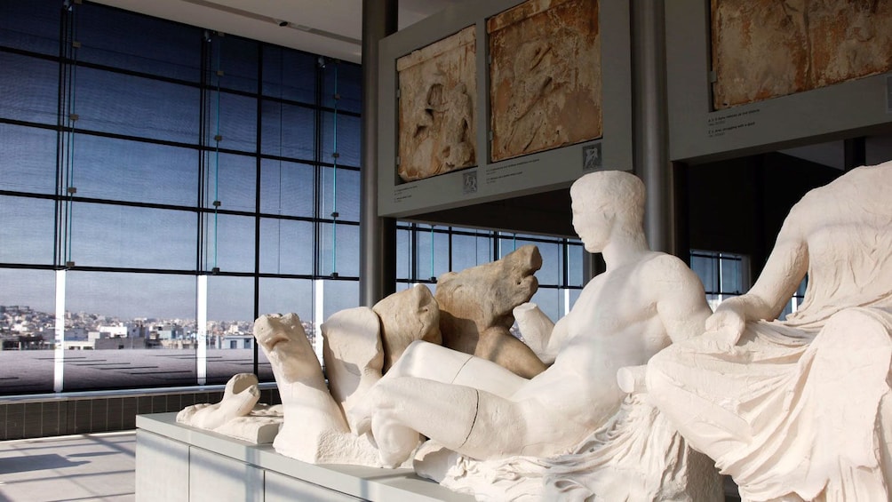 Parthenon Gallery sculptures at the Acropolis Museum in Athens