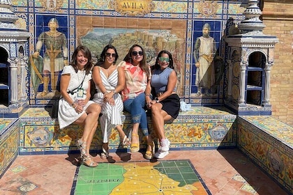 Sevilla: privétour Alcázar, kathedraal en Plaza España