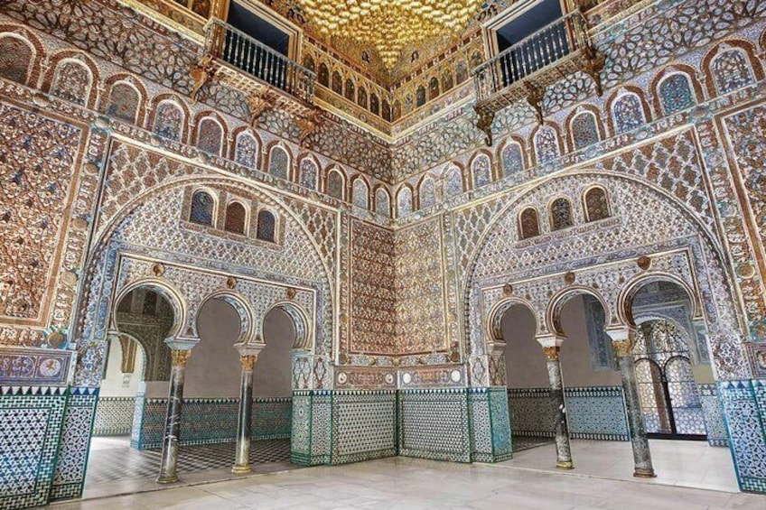 Seville: Alcázar,Cathedral and Plaza España Private Tour