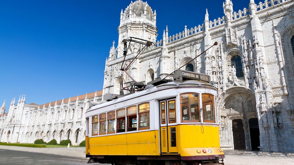 Trolley touring around Lisbon