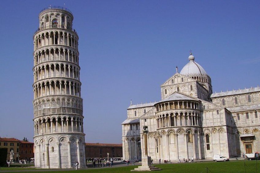 Pisa Piazza dei Miracoli and the Leaning tower
