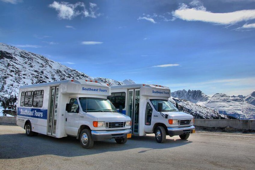 The view from one of the stops in White Pass