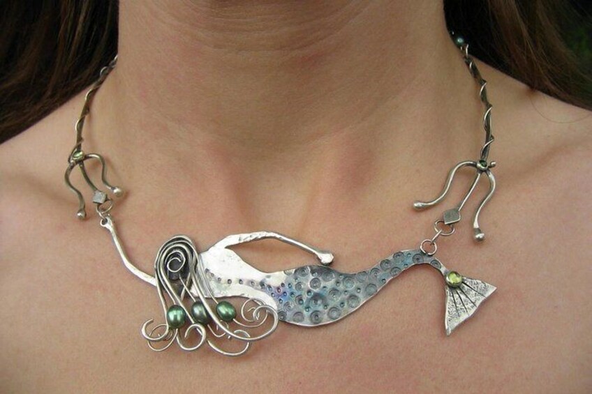 Silver Mermaid Necklace 