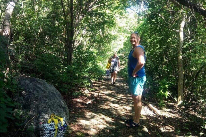 Hiking in La Roqueta Island