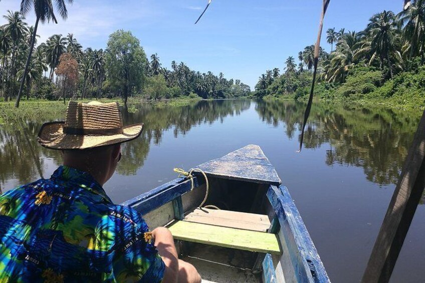 Jungle Tour Coyuca Lagoon 1 Hour Boat Ride & Baby Turtle Release Tour With Lunch