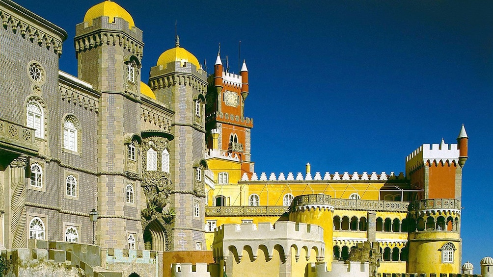 Castle forts of Pena Palace in Portugal