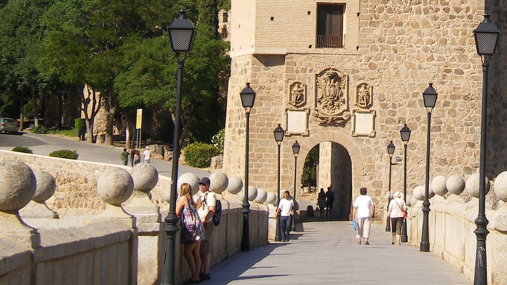 The Puente de San Martín across the river Tagus in Toledo