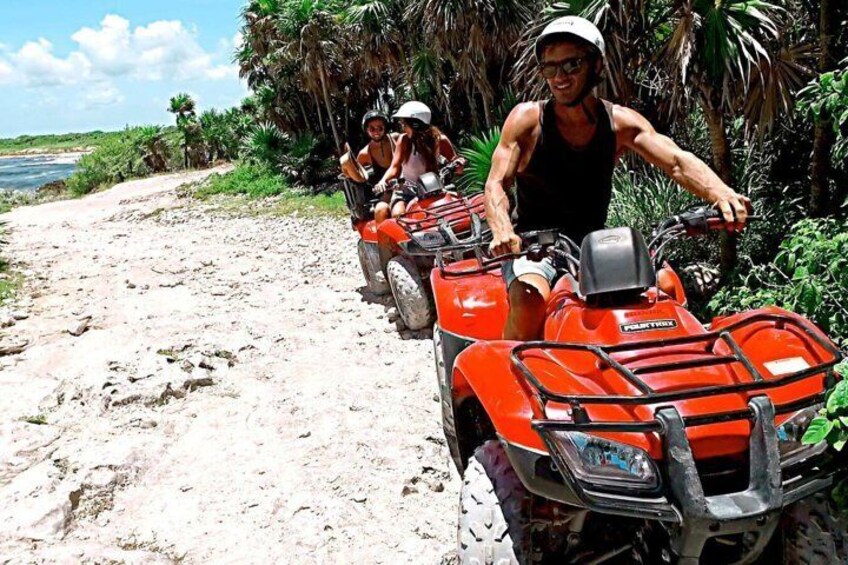 ATV Seashore Combo: Adventure to Mezcalitos plus Optional Snorkeling at Playa Uvas