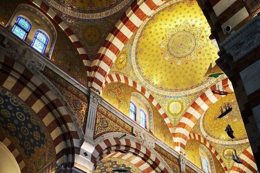 Basilique Notre Dame de la garde Marseille From inside