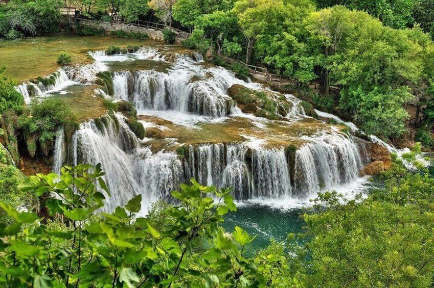 Sibenik and Krka waterfalls private tour